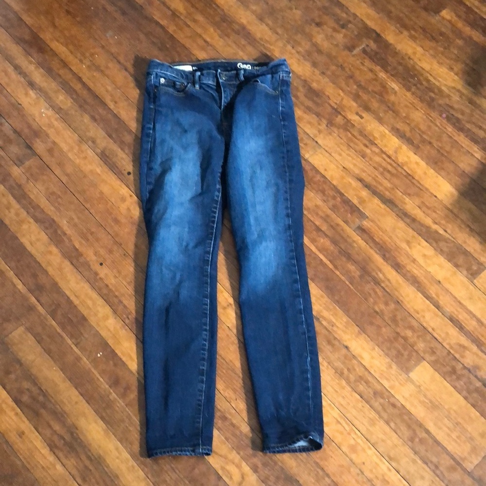 GAP Authentic True Skinny Sz 27 dark wash